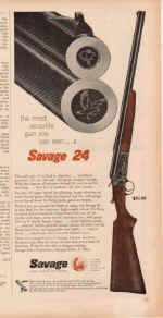 savage model 24 22 over 410 for sale